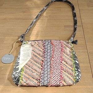 NWT Demdaco Cotton Boho Shoulder Bag